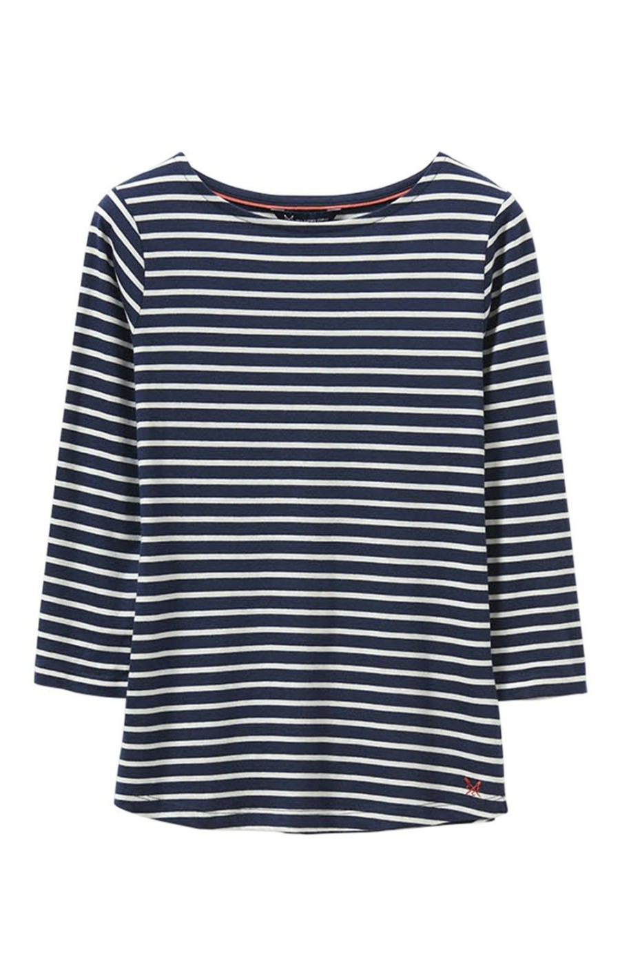 Ladieswear * | Ladies Crew Clothing Essential Breton Navy/White