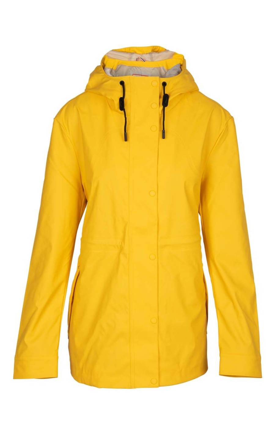 Ladieswear * | Ladies Hunter Rubberised Jacket Yellow