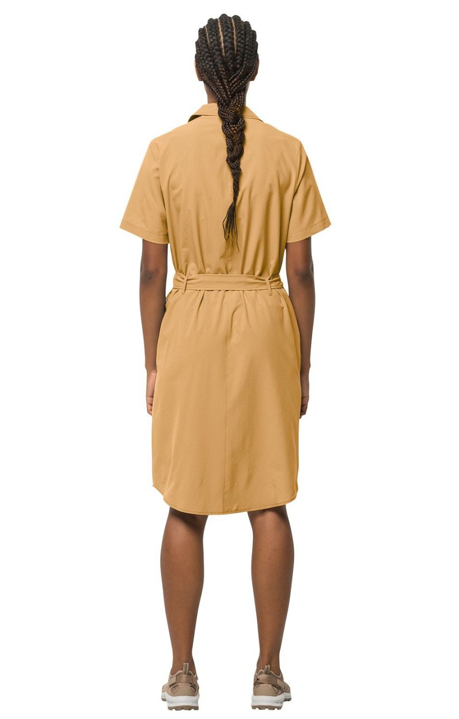 Ladieswear * | Ladies Jack Wolfskin Holiday Midi Dress Honey Yellow