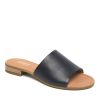 Ladieswear * | Ladies Gabor Leather Mules Navy