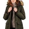 Ladieswear * | Ladies Schoffel Bedale Waterproof Down Coat Forest