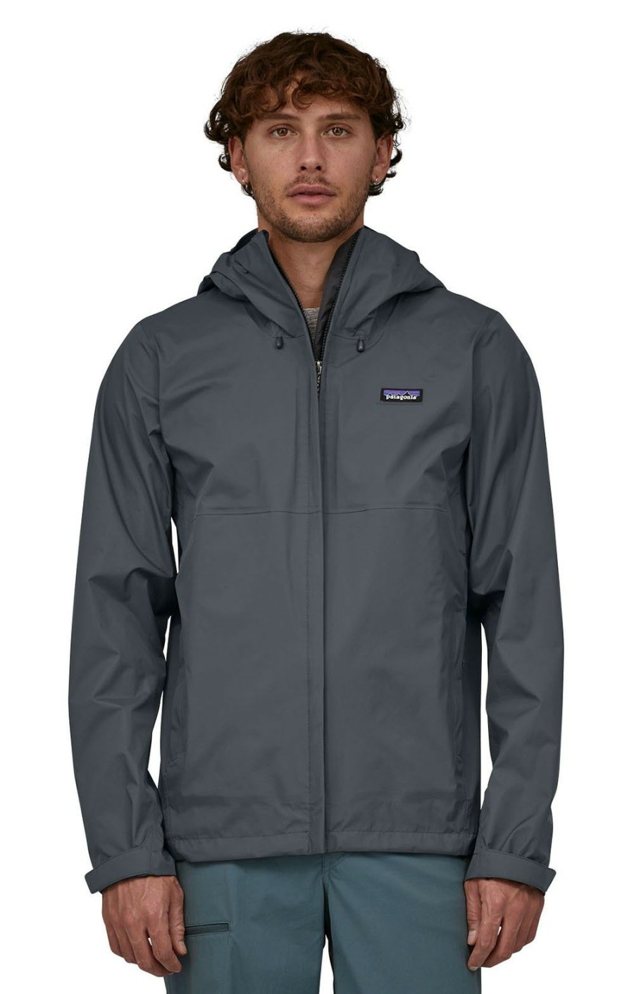 Menswear * | Men'S Patagonia Men'S Patagonia Torrentshell Jacket Smoulder Blue