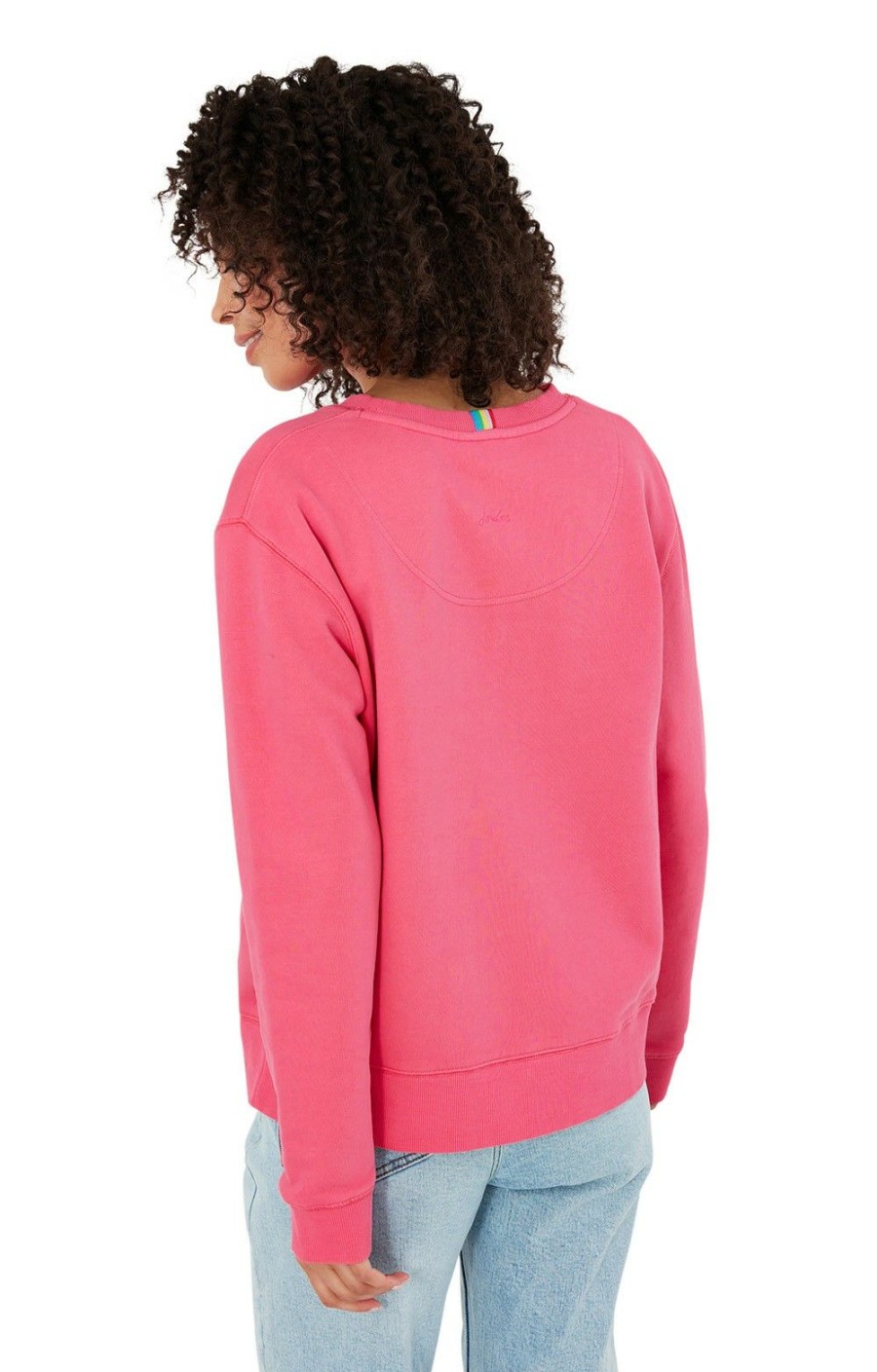 Ladieswear * | Ladies Joules Monique Sweater Fuchsia Pink