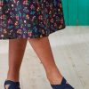 Ladieswear * | Ladies Toni Pons Linen Flat Espadrilles Navy