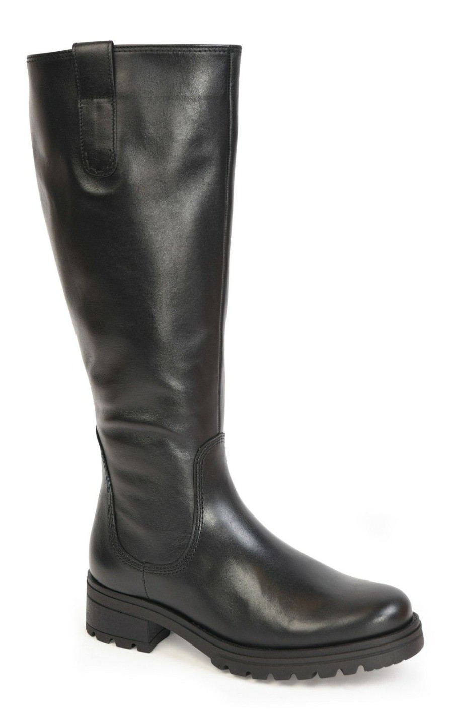 Ladieswear * | Ladies Gabor Wide Fit Classic Tall Boot Black