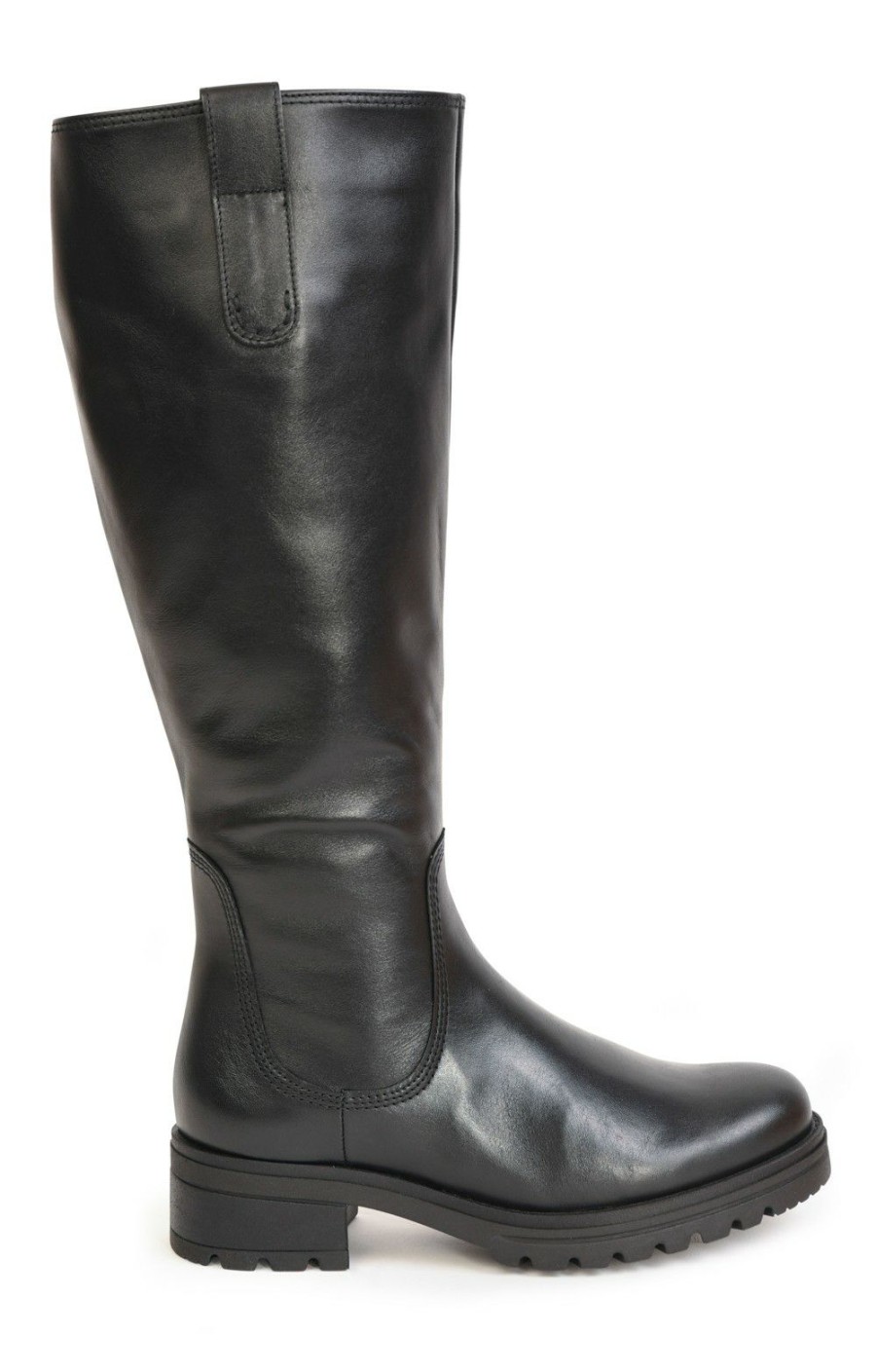 Ladieswear * | Ladies Gabor Wide Fit Classic Tall Boot Black