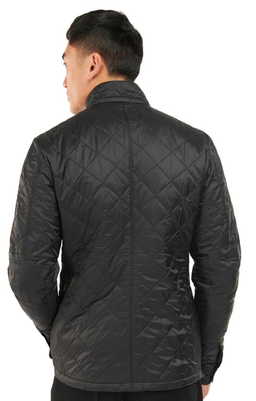 Menswear * | Men'S Barbour International Tourer Ariel Quilted Jacket Black