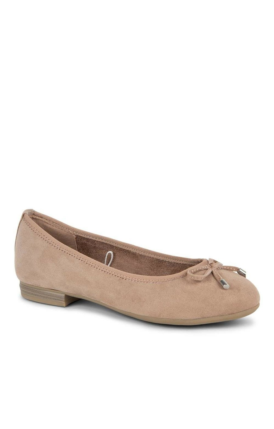 Ladieswear * | Ladies Marco Tozzi Trim Pump Nude