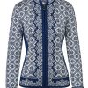 Ladieswear * | Ladies Christiania Merino Jacket Atlantic Blue