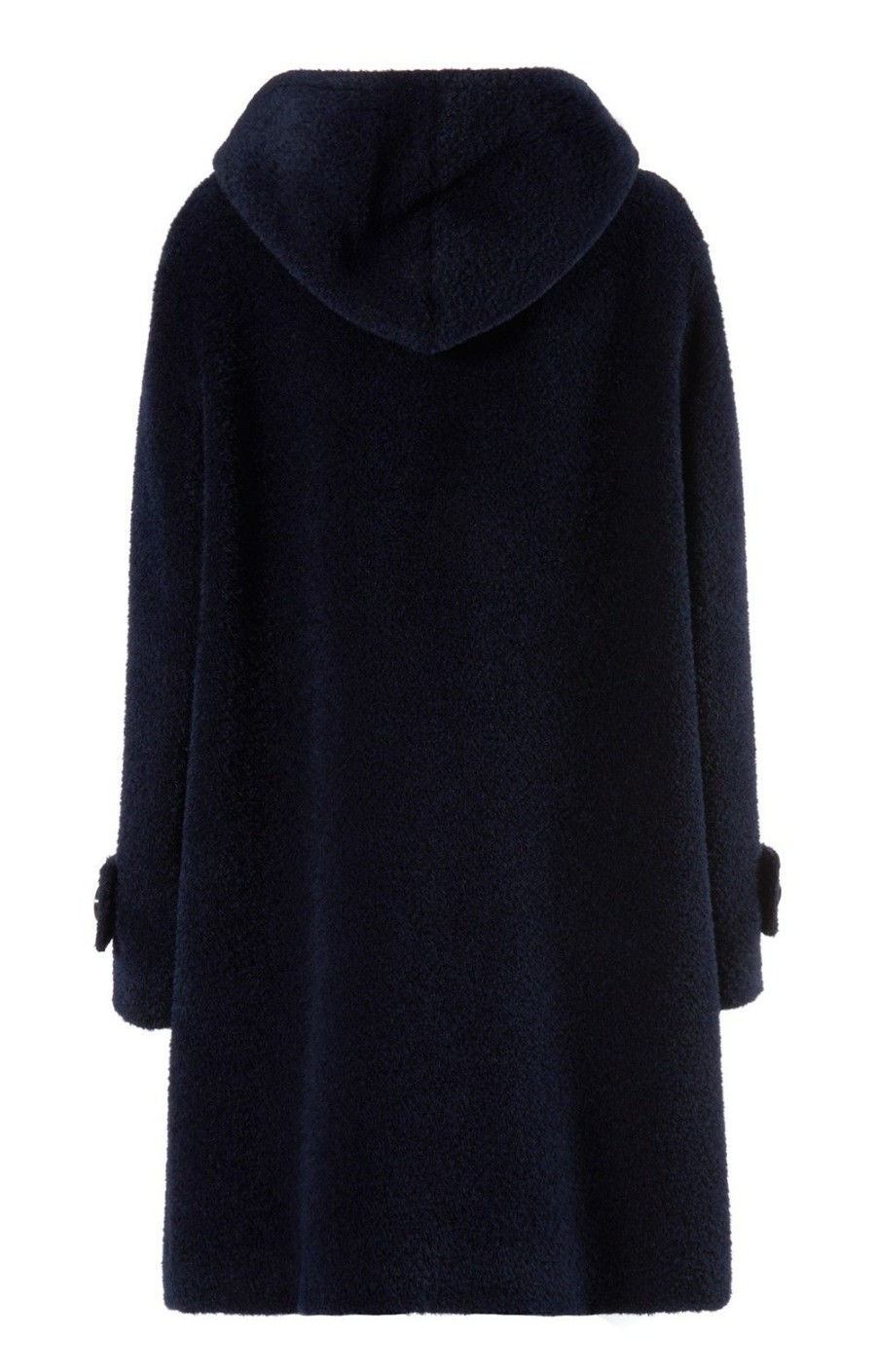 Ladieswear * | Ladies Cinzia Rocca Wool Duffel Coat Navy