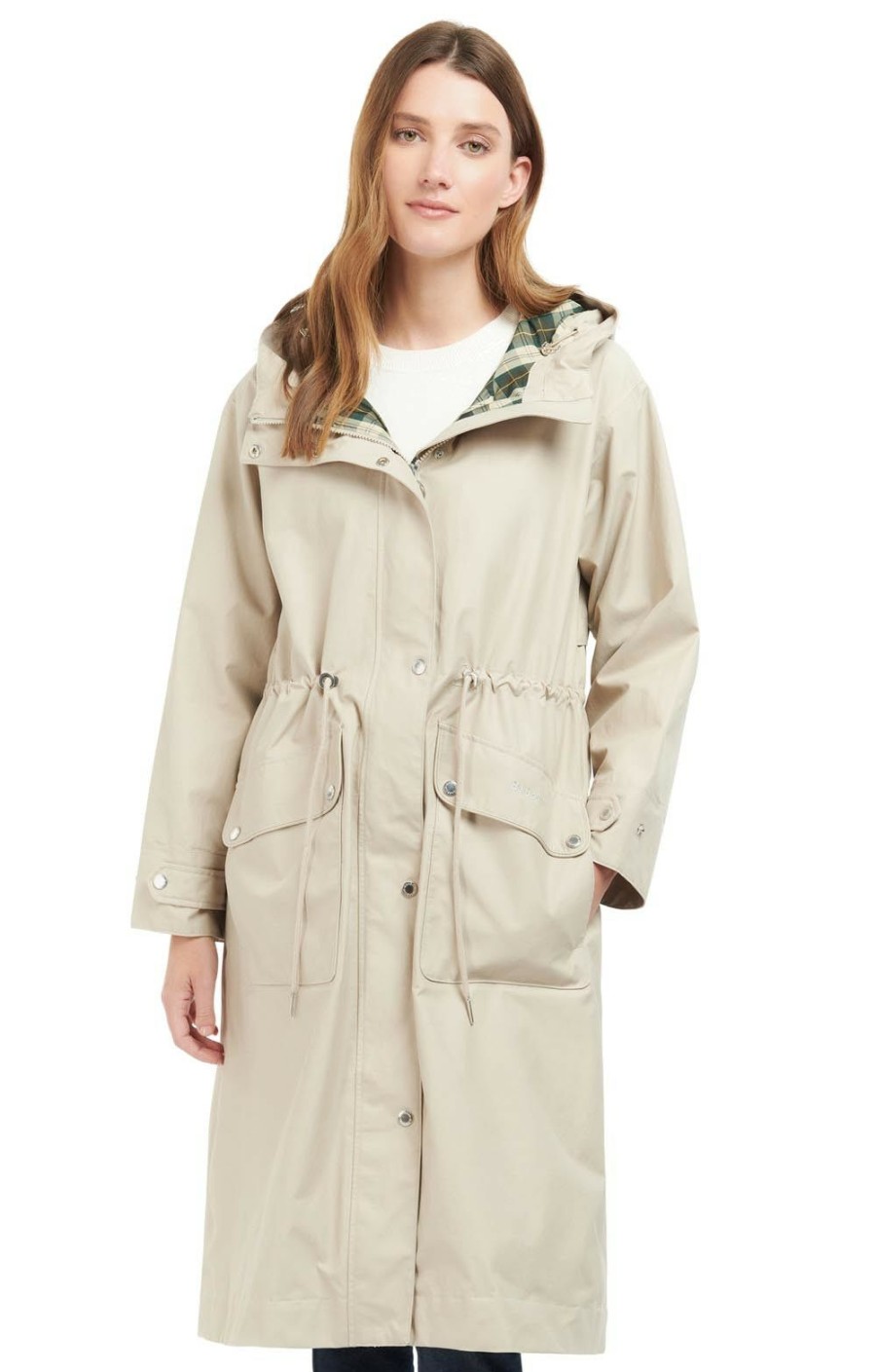 Ladieswear * | Ladies Barbour Blue Bell Jacket Light Sand/Ancient