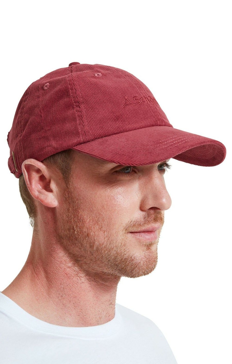 Menswear * | Men'S Schoffel Haddon Cord Cap Bordeaux