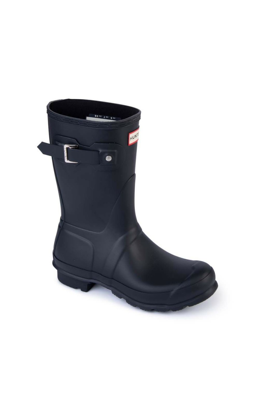 Ladieswear * | Ladies Hunter Original Short Matte Wellies Black