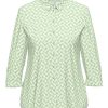 Ladieswear * | Ladies Erfo Swirl Blouse Apple Green