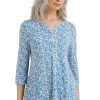 Ladieswear * | Ladies Seasalt Risso Top Fish Swirl Chalk