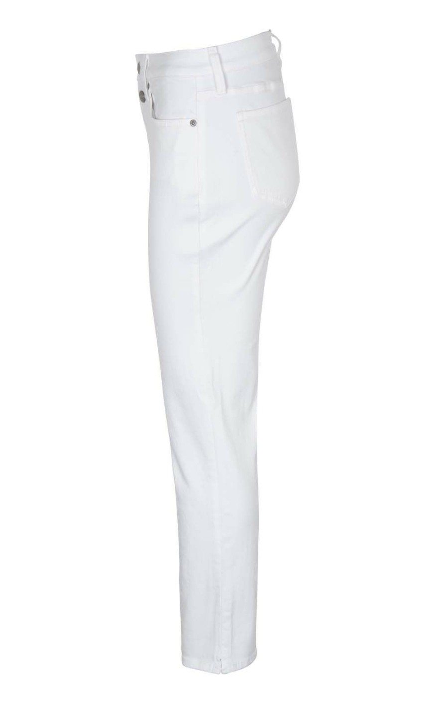 Ladieswear * | Ladies Nydj Sheri Slim Ankle Jeans Optic White