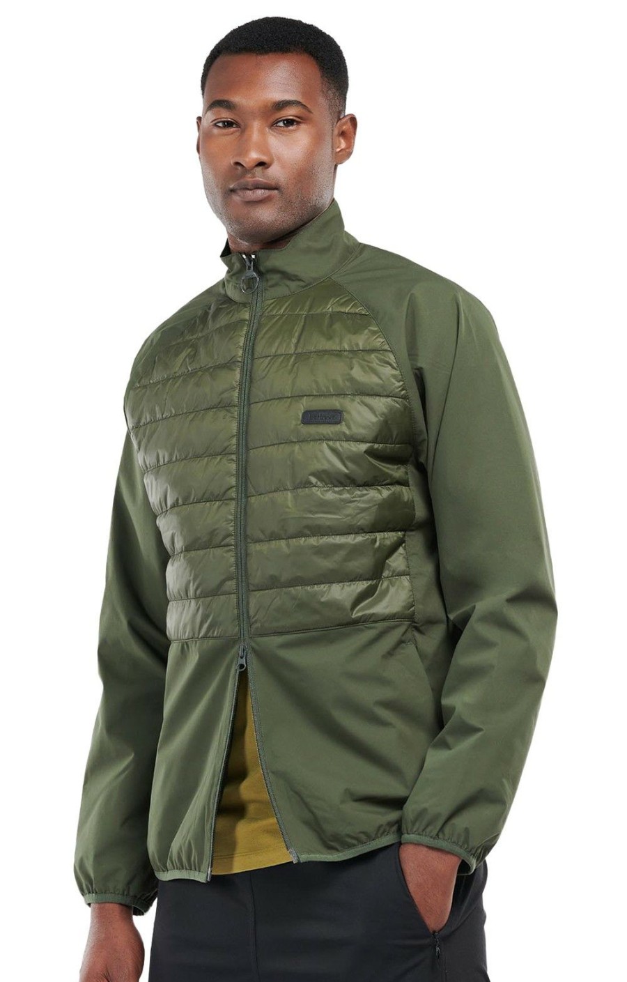 Menswear * | Men'S Barbour Walking Casual Jacket Olive