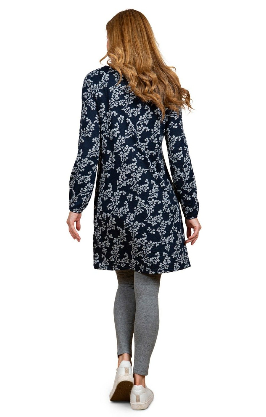 Ladieswear * | Ladies Lily & Me Sage Dress Navy Ivy