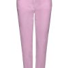 Ladieswear * | Ladies Denim Crop Zip Ankle Jeans Pink