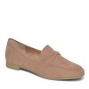 Ladieswear * | Ladies Marco Tozzi Suede Loafer With Pleat Nude