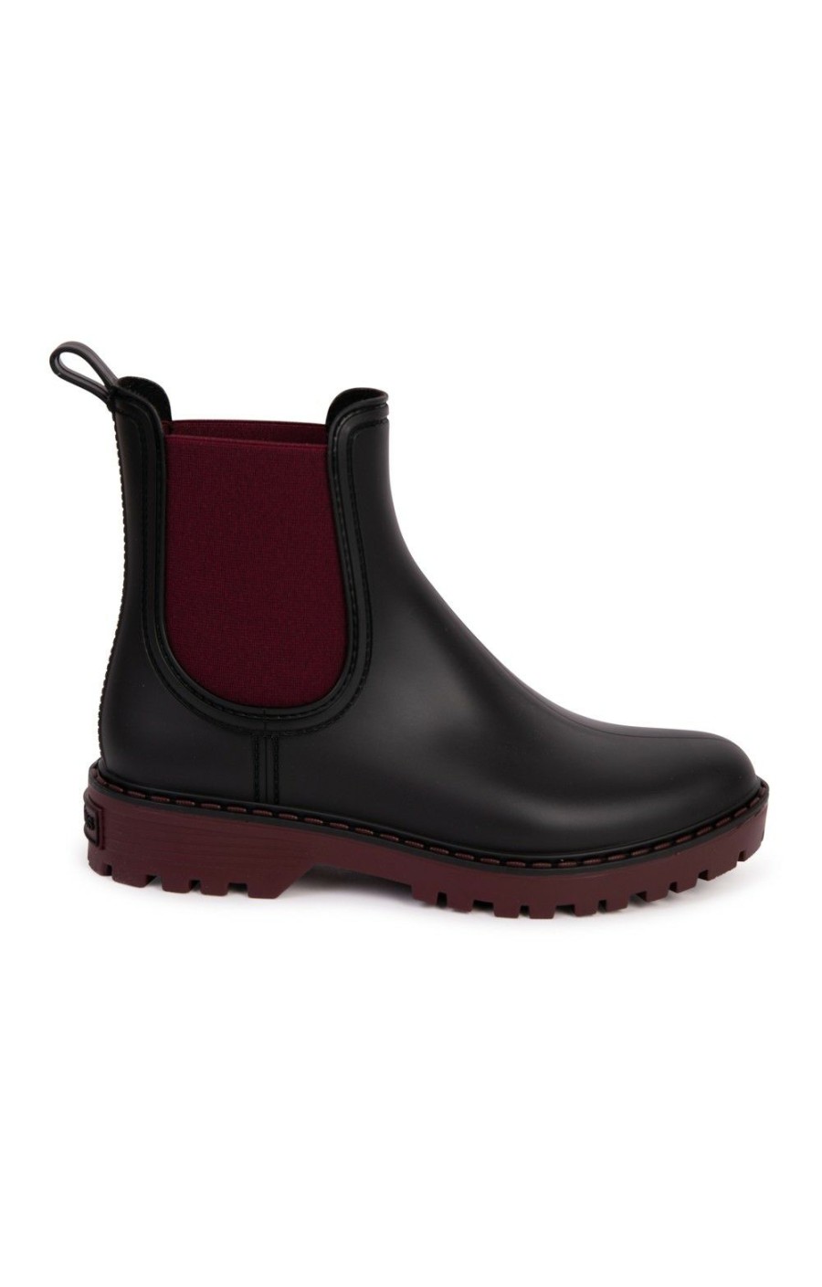 Ladieswear * | Ladies Short Welly Burgundy