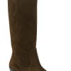 Ladieswear * | Suede Cowboy Boot Tan