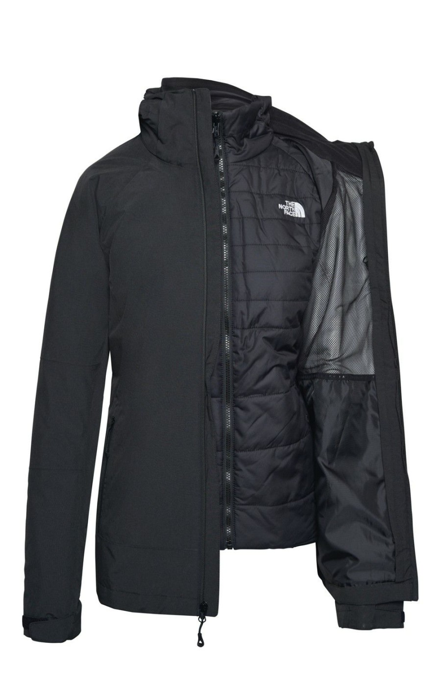 Ladieswear * | Ladies The North Face Inlux Triclimate Jacket Black