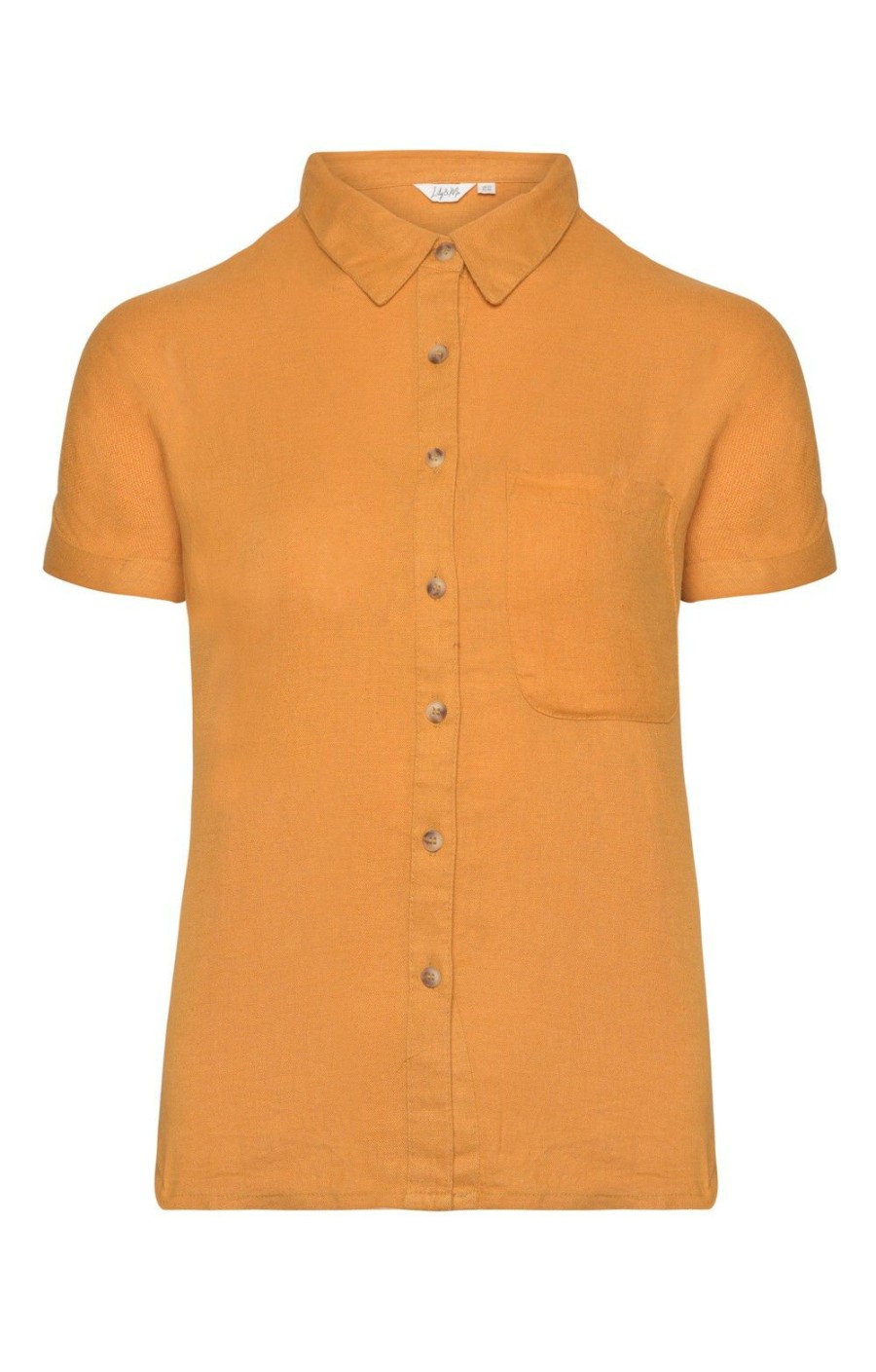 Ladieswear * | Ladies Lily & Me Sky Shirt Turmeric