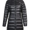 Ladieswear * | Ladies Yeti Faith Three Quarter Down Jacket Black