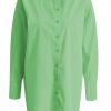 Ladieswear * | Ladies Oversized Collared Blouse Spring Green