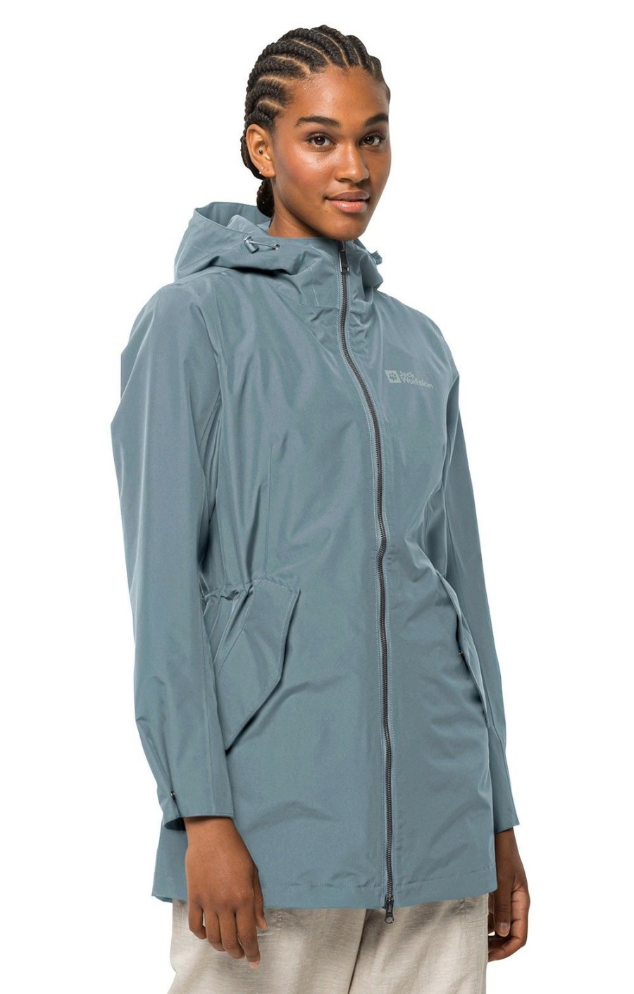 Ladieswear * | Ladies Jack Wolfskin Dakar Parka Citadel