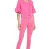 Ladieswear * | Ladies Nydj Alina Ankle Jeans Pink Peony