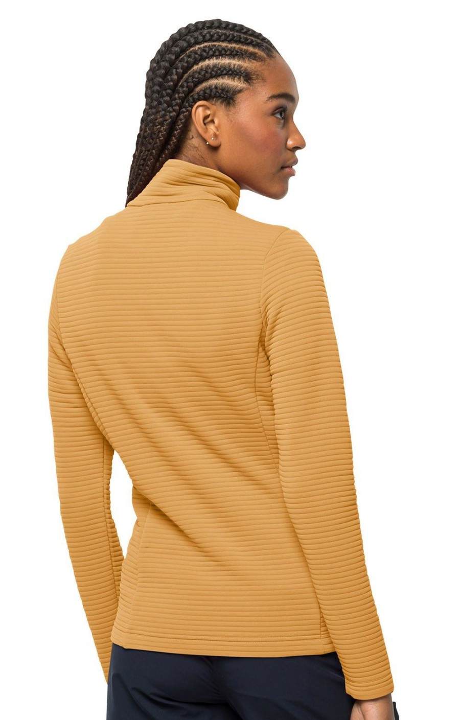 Ladieswear * | Ladies Jack Wolfskin Modesto Jacket Honey Yellow