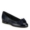 Ladieswear * | Patent Toe Bow Pump Navy