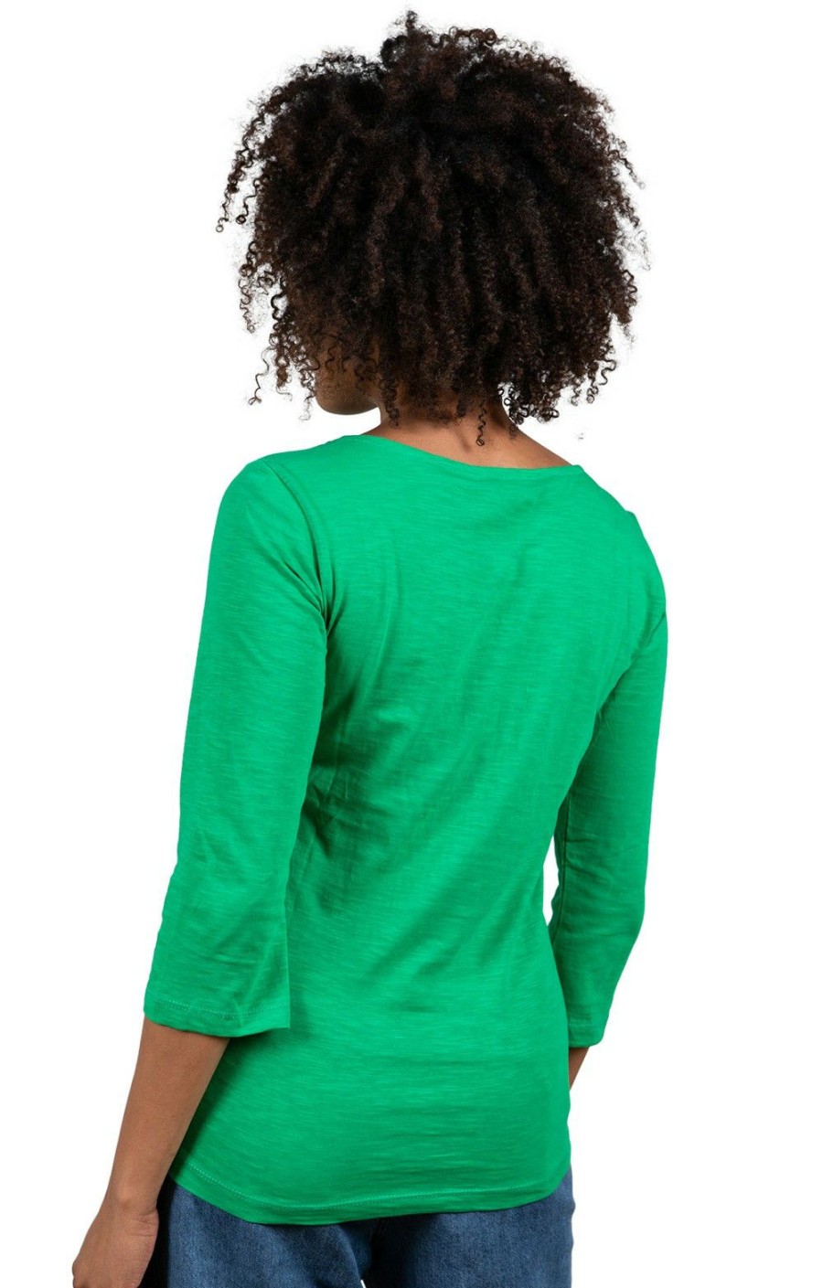 Ladieswear * | Ladies Lily & Me Monica Top Bright Green