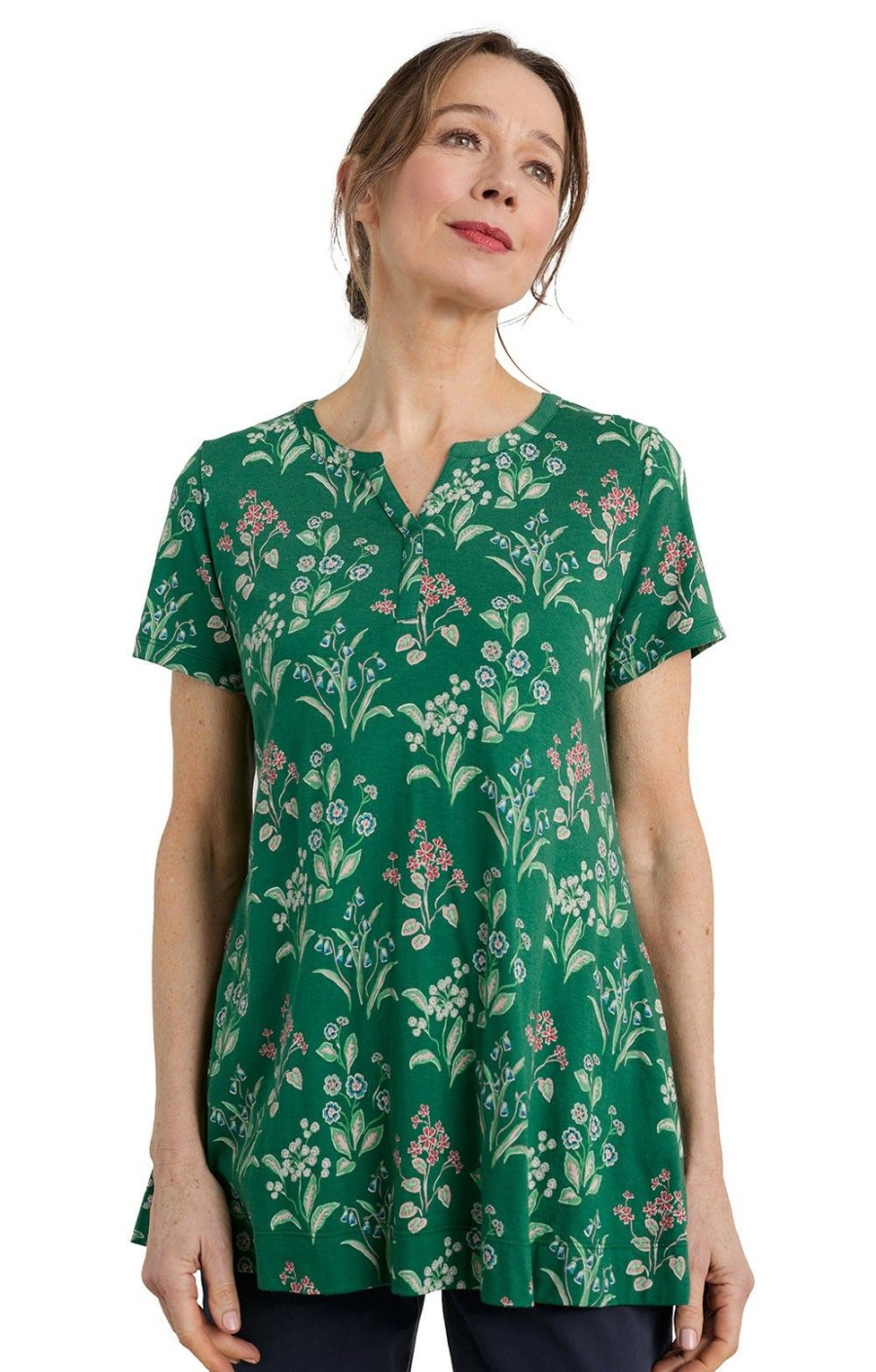 Ladieswear * | Ladies Seasalt Risso Top 40 Wildflower Copse