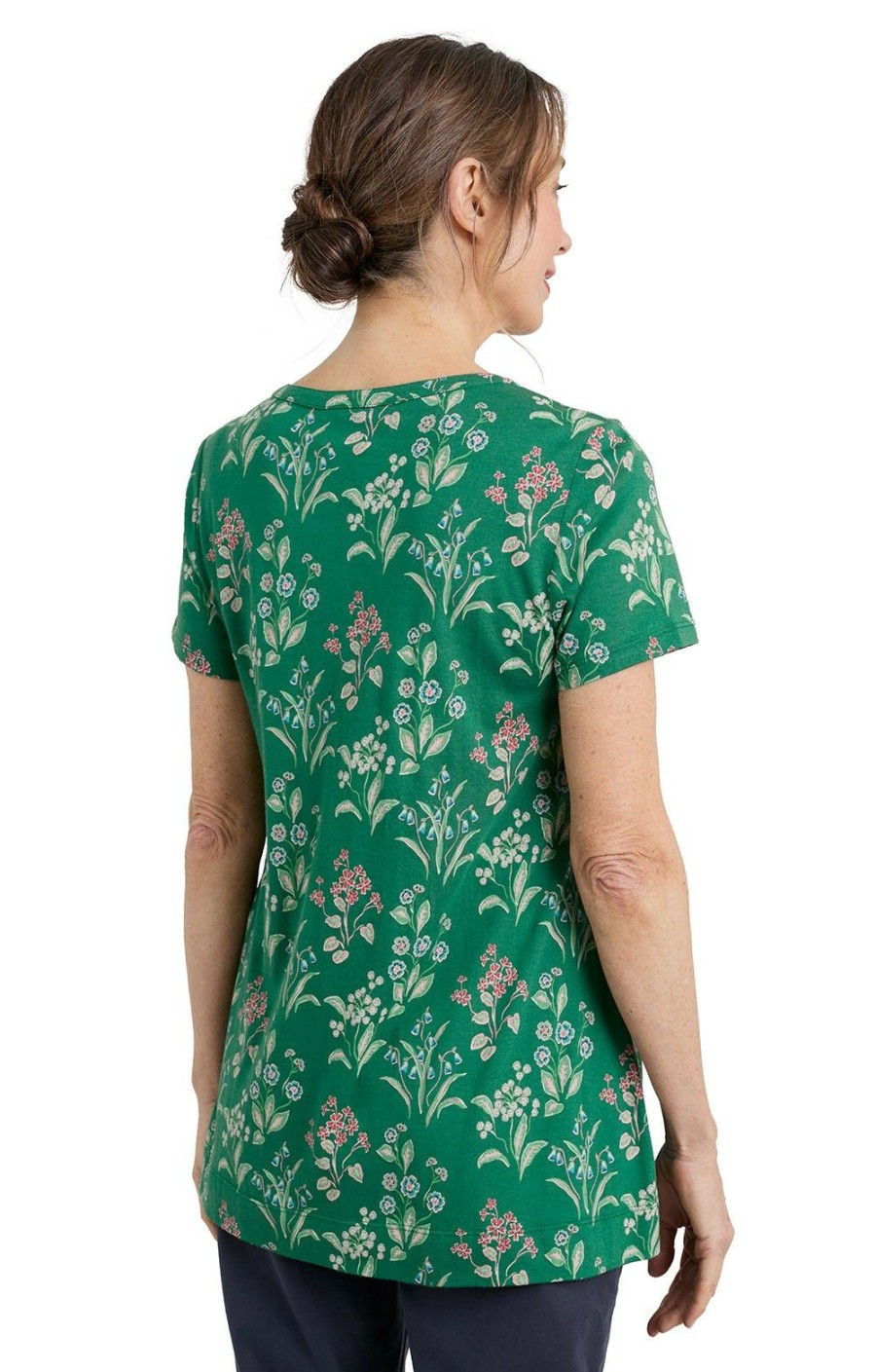 Ladieswear * | Ladies Seasalt Risso Top 40 Wildflower Copse