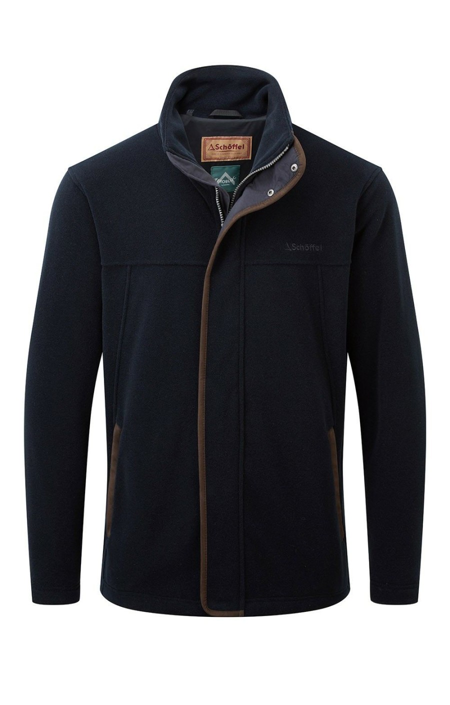 Menswear * | Men'S Schoffel Rutland Fleece Navy