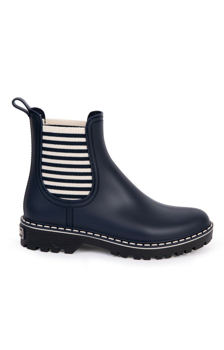 Ladieswear * | Ladies Short Welly Navy/Ecru