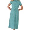 Ladieswear * | Ladies Crew Clothing Tie Waist Dress Daisy Aop