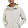 Menswear * | Men'S Barbour Hooded Liddesdale Quilt Mist