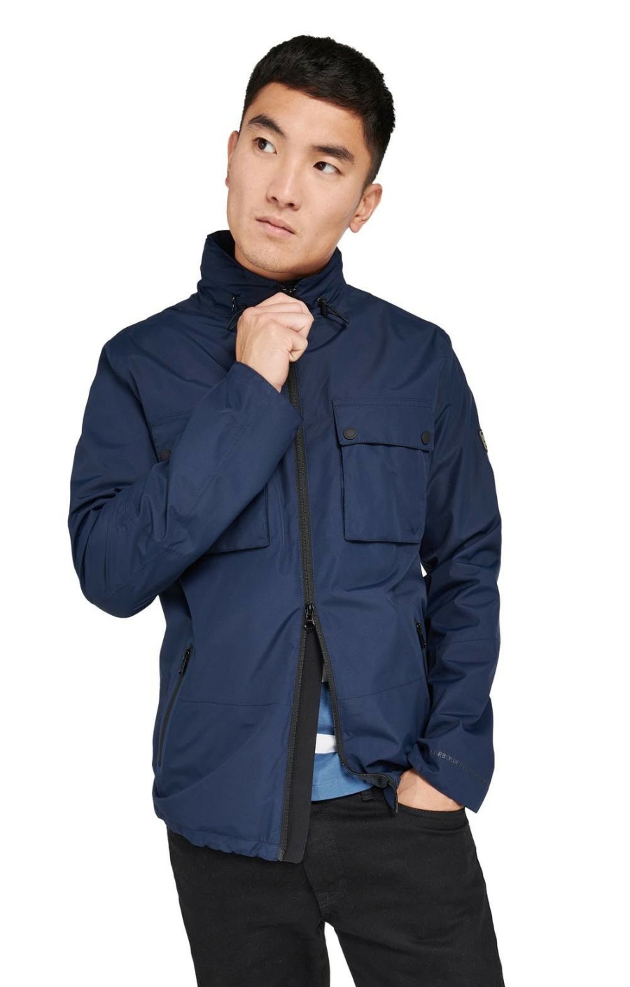 Menswear * | Men'S Barbour International Obel Waterproof Jacket Jeans