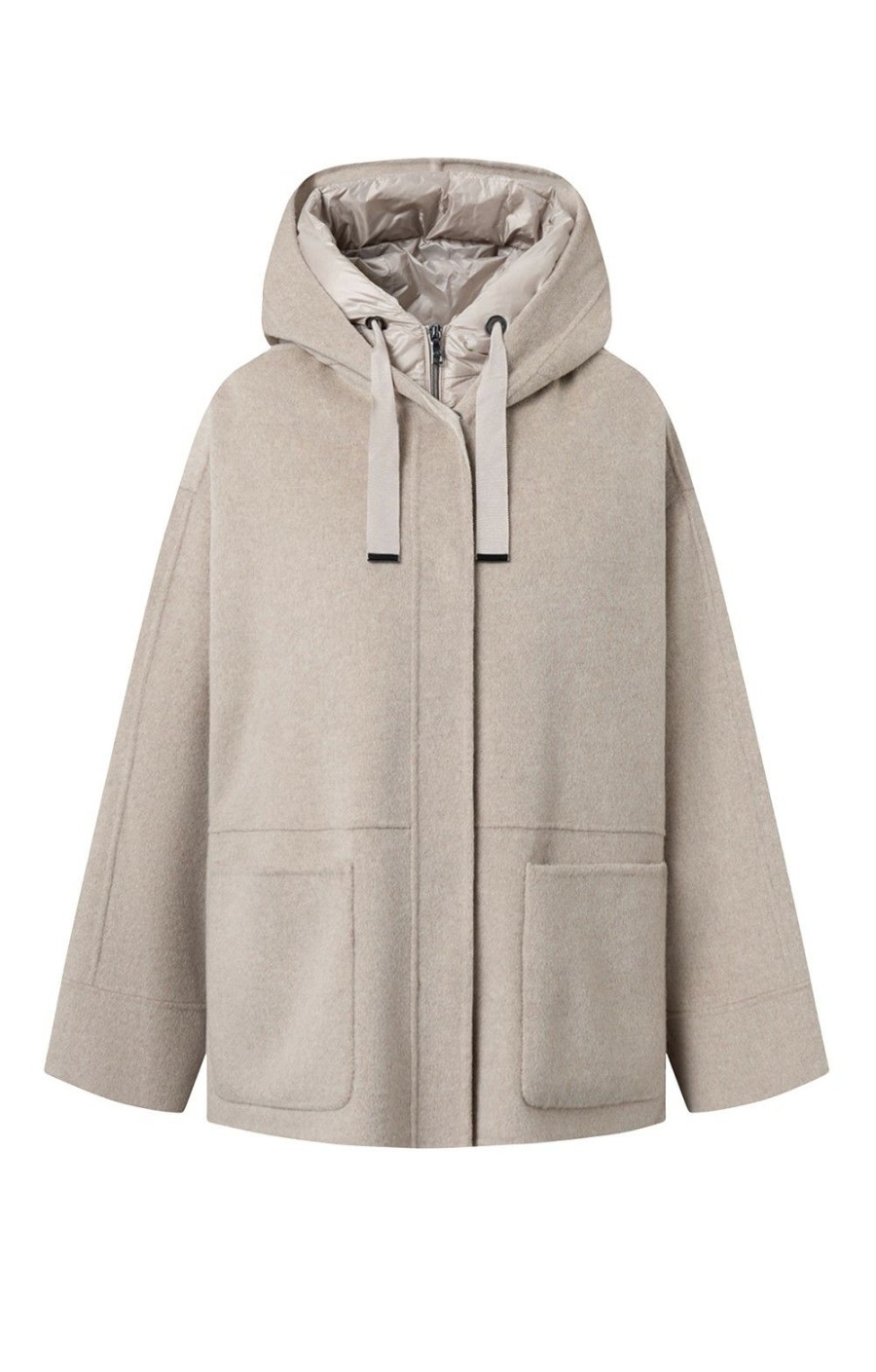 Ladieswear * | Ladies Schneiders Madison 3 In 1 Coat Beige