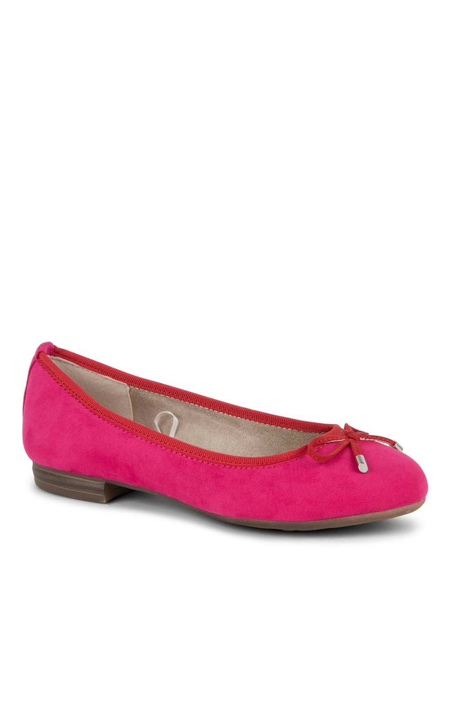 Ladieswear * | Ladies Marco Tozzi Trim Pump Pink