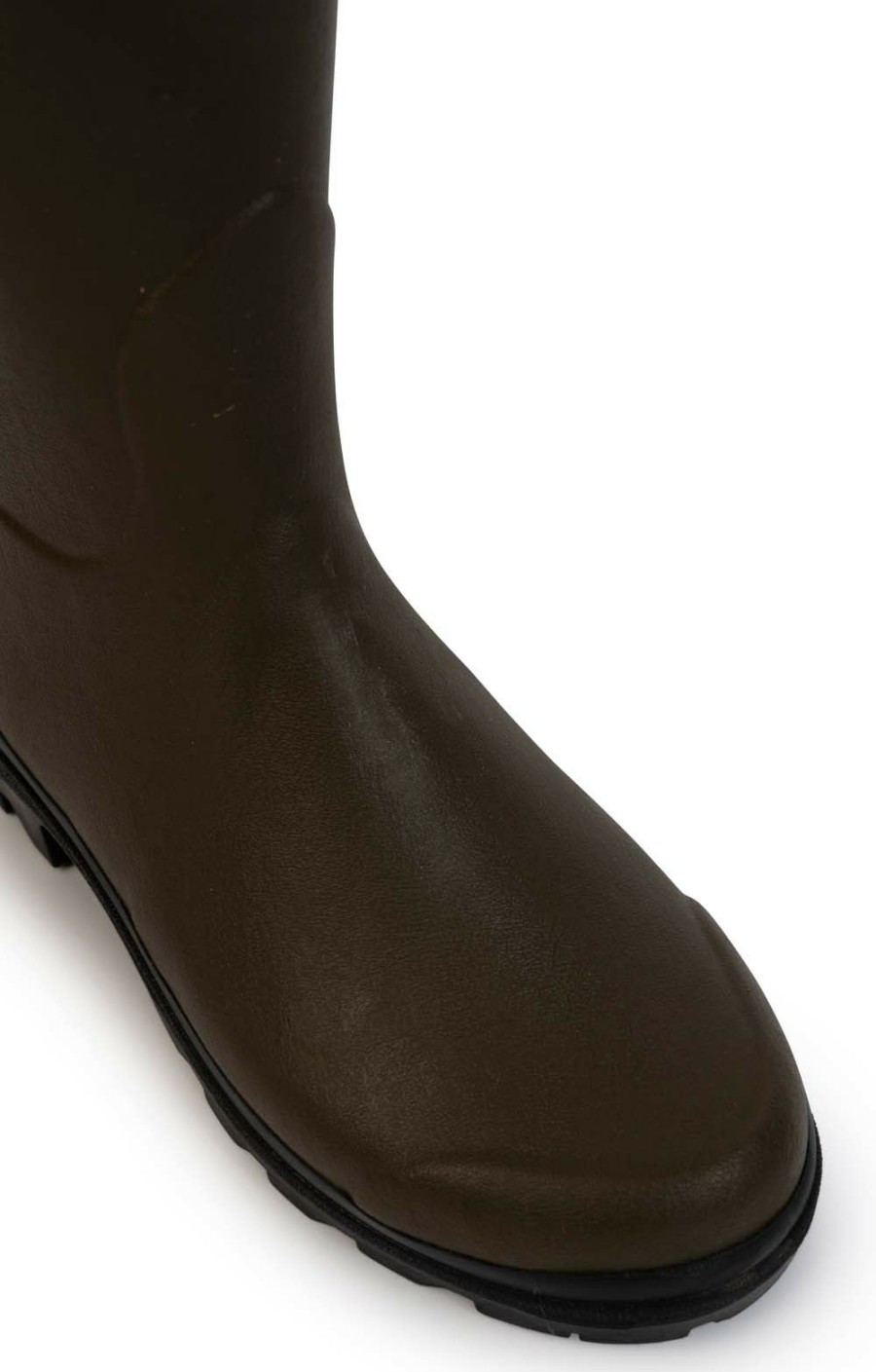 Ladieswear * | Ladies Cotton Lined Gusset Welly Olive