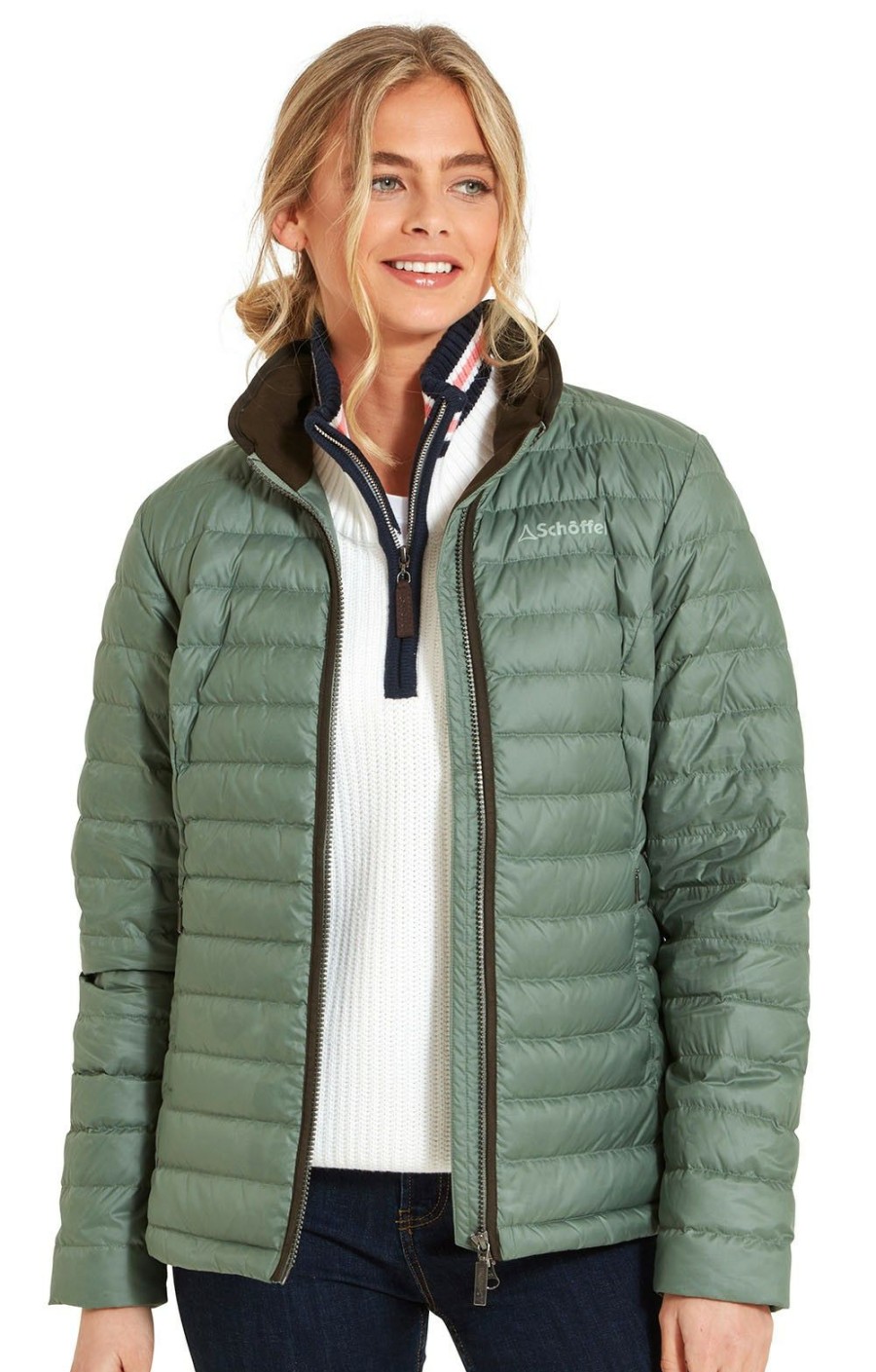 Ladieswear * | Ladies Schoffel Hambleton Down Jacket Laurel