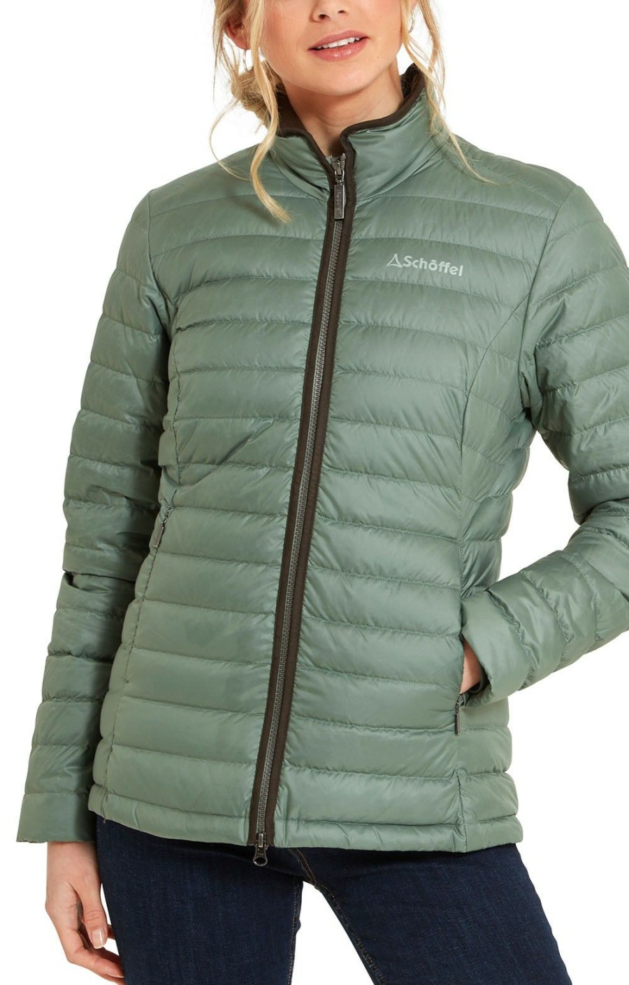 Ladieswear * | Ladies Schoffel Hambleton Down Jacket Laurel