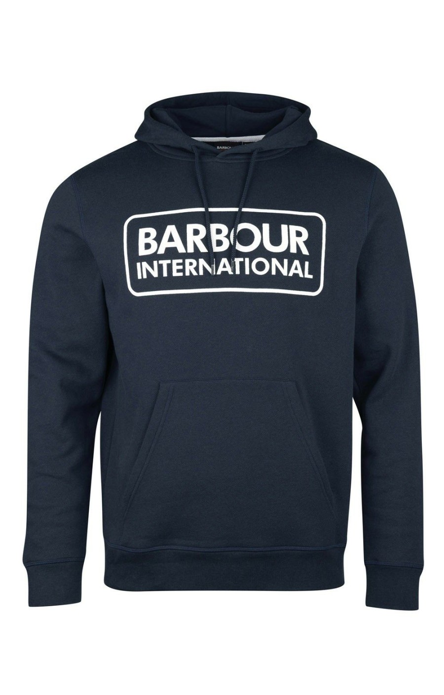 Menswear * | Men'S Barbour International Pop Over Hoodie International Navy