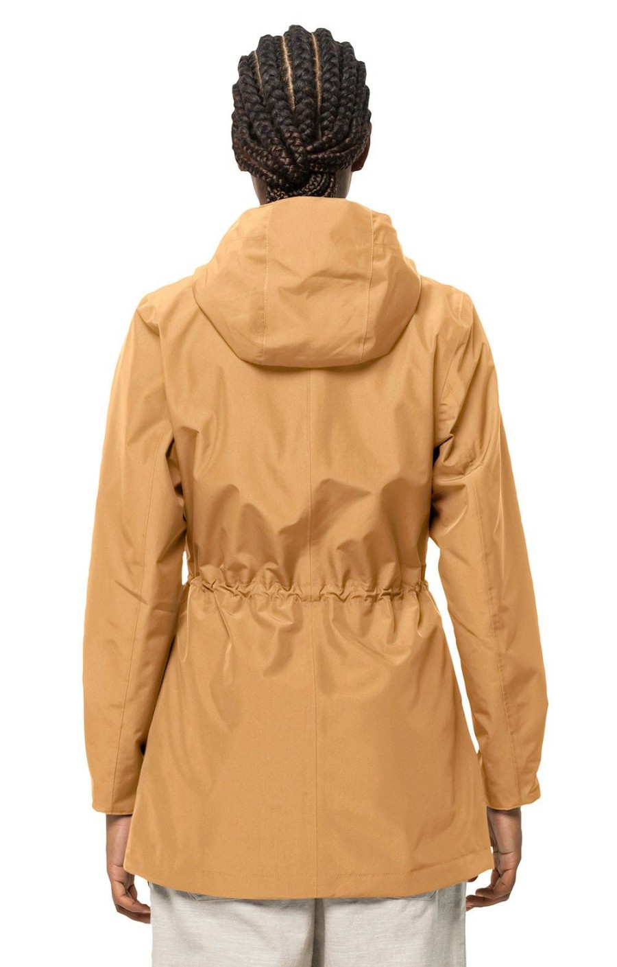 Ladieswear * | Ladies Jack Wolfskin Dakar Parka Honey Yellow