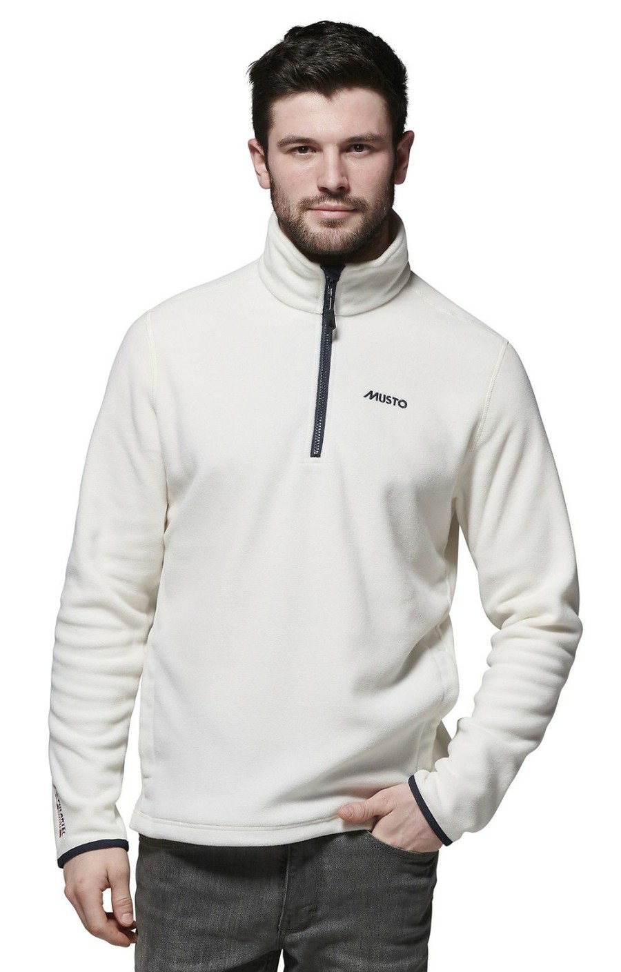 Menswear * | Men'S Musto Snug Fleece Antique Sail White